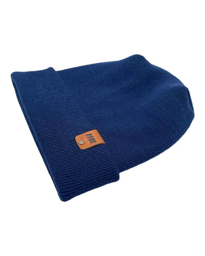 Haakwear H - Stitch Cuffed Beanie Patented Sapphire Blue Beanie by Haakwear Usa – Don't Panic Shoes