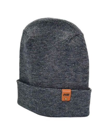 Haakwear H Stitch Fusion Cuffed Beanie Hat Denim Gray Beanie by Haakwear Usa – Don't Panic Shoes