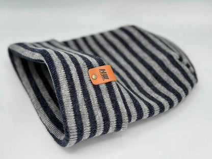 Haakwear H Stitch Roro Cuffed Beanie Made In Usa Denim Beanie by Haakwear Usa – Don't Panic Shoes