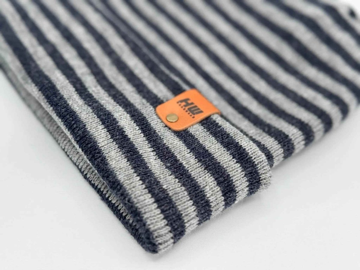 Haakwear H Stitch Roro Cuffed Beanie Made In Usa Denim Beanie by Haakwear Usa – Don't Panic Shoes