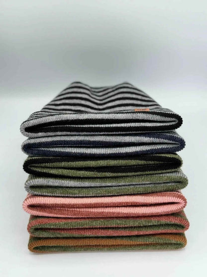 Haakwear H Stitch Roro Cuffed Beanie Made In Usa Denim Beanie by Haakwear Usa – Don't Panic Shoes