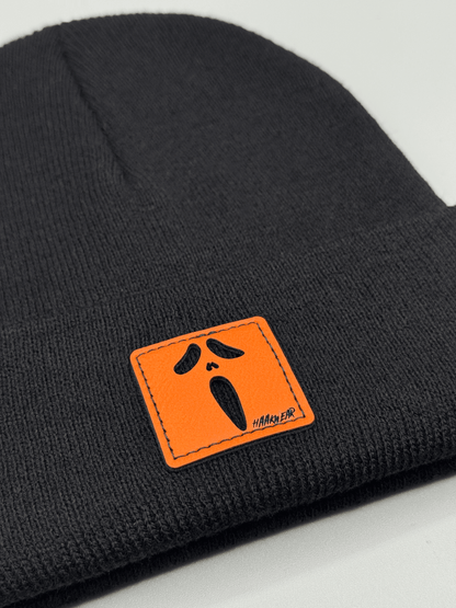 Haakwear Halloween Slasher Exclusive Vegan Knit Black Beanie by Haakwear Usa – Don't Panic Shoes