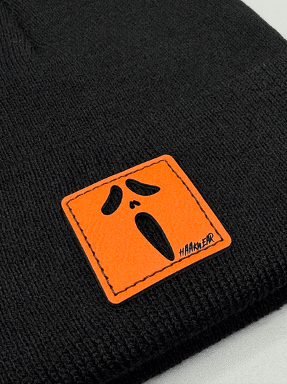 Haakwear Halloween Slasher Exclusive Vegan Knit Black Beanie by Haakwear Usa – Don't Panic Shoes