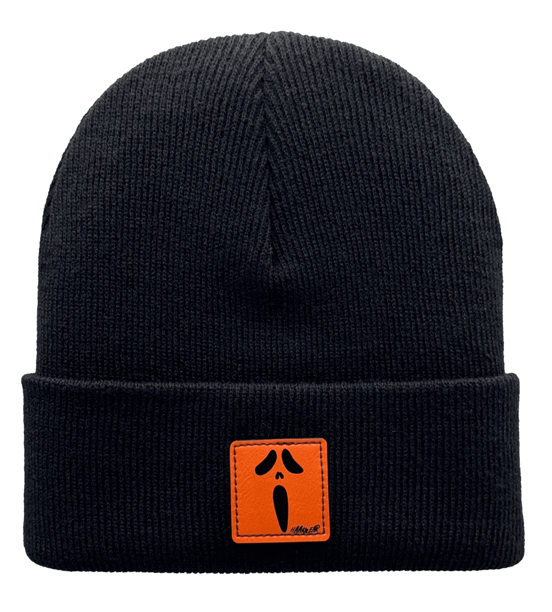Haakwear Halloween Slasher Exclusive Vegan Knit Black Beanie by Haakwear Usa – Don't Panic Shoes