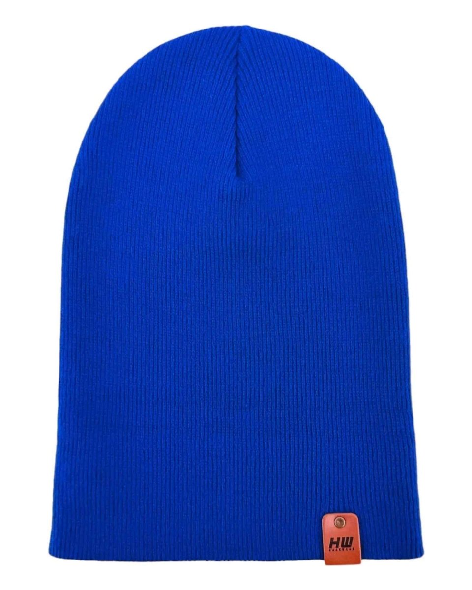 Haakwear Knit Cuffed Classic Beanie Cozy Sapphire Blue Beanie by Haakwear Usa – Don't Panic Shoes