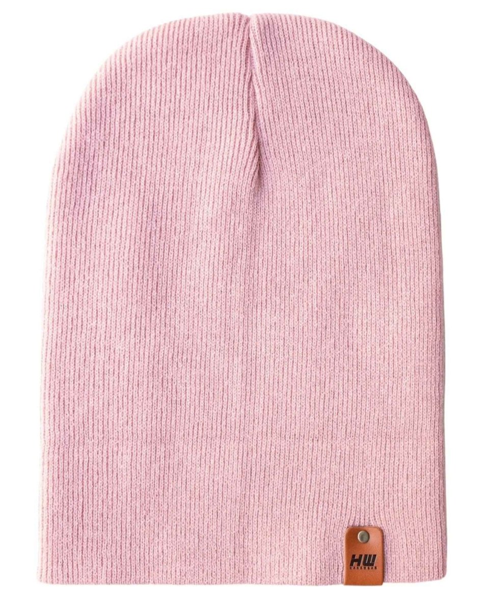 Haakwear Pearl Pink Beanie Knit Cuffed Classic Hat Beanie by Haakwear Usa – Don't Panic Shoes