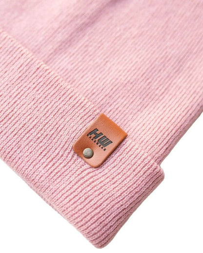 Haakwear Pearl Pink Beanie Knit Cuffed Classic Hat Beanie by Haakwear Usa – Don't Panic Shoes
