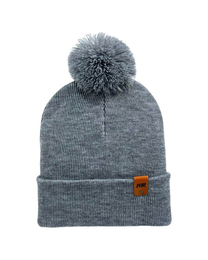 Haakwear Pompom Beanie Classic Knit Koala Gray Made In Usa Beanie by Haakwear Usa – Don't Panic Shoes