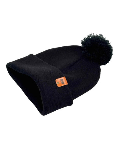 Haakwear Pompom Beanie Made In Usa Midnight Black Cpp1 Beanie by Haakwear Usa – Don't Panic Shoes