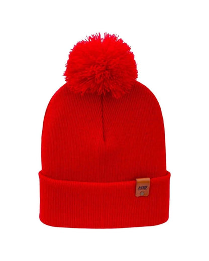 Haakwear Pompom Beanie Made In Usa Scarlet Red Cpp1 Beanie by Haakwear Usa – Don't Panic Shoes