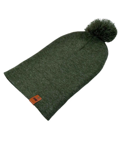 Haakwear Pompom Beanie Usa Made Forest Green Cozy Cpp1 Beanie by Haakwear Usa – Don't Panic Shoes