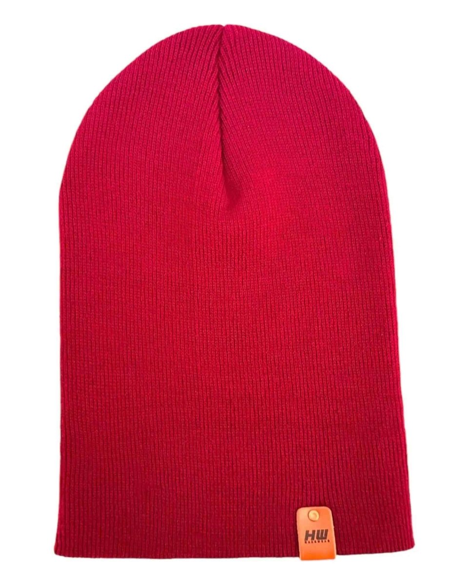 Haakwear Premium Knit Cuffed Beanie Hat Burnt Maroon Beanie by Haakwear Usa – Don't Panic Shoes