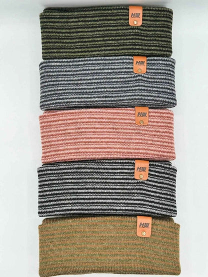 Haakwear Traditional Contrast Cuffed Knit Beanie Warm Beanie by Haakwear Usa – Don't Panic Shoes