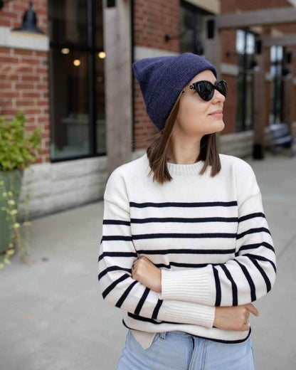 Haakwear Traditional Silent Cuffed Beanie Denim Blue Cs106 Beanie by Haakwear Usa – Don't Panic Shoes