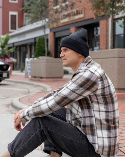 Haakwear Traditional Silent Cuffed Beanie Midnight Black Cs101 Beanie by Haakwear Usa – Don't Panic Shoes