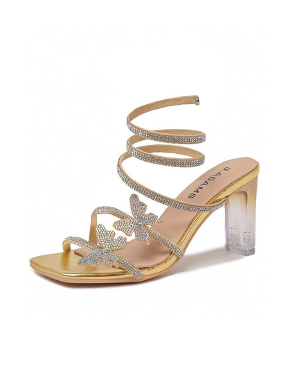 Hailey | Gold Heels by J.Adams – Don't Panic Shoes