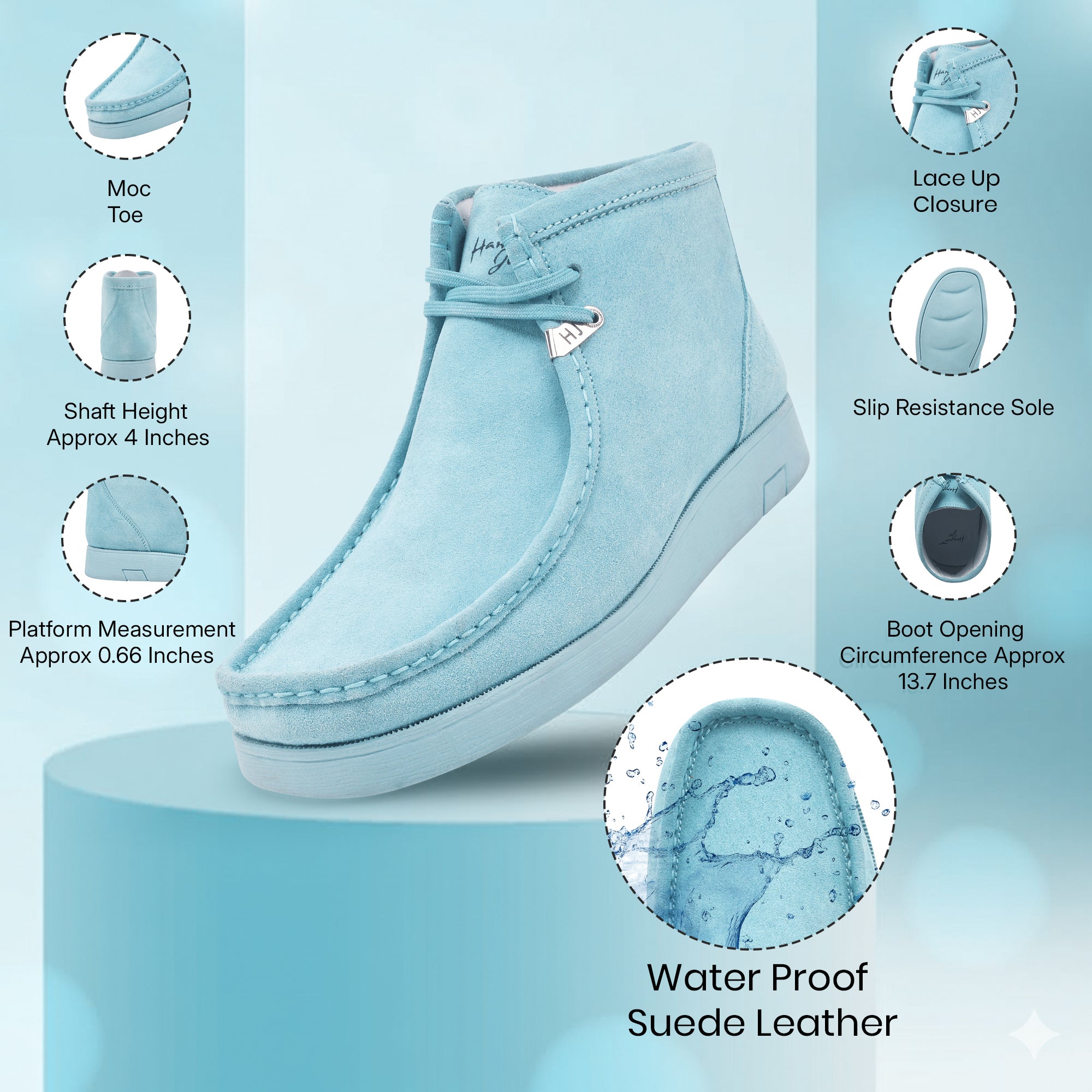 HAMARA JOE Colorado Suede Leather Chukka Casual Boots for Men