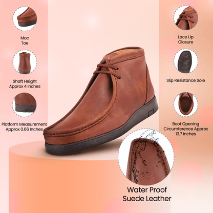 Hamara Joe Colorado Suede Leather Chukka Casual Boots For Men Shoes by Libertyzeno – Don't Panic Shoes