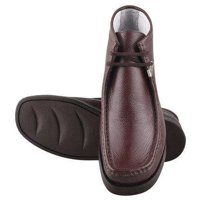 Hamara Joe Rush Leather Desert Chukka Brown Casual Boots Boots by Libertyzeno – Don't Panic Shoes