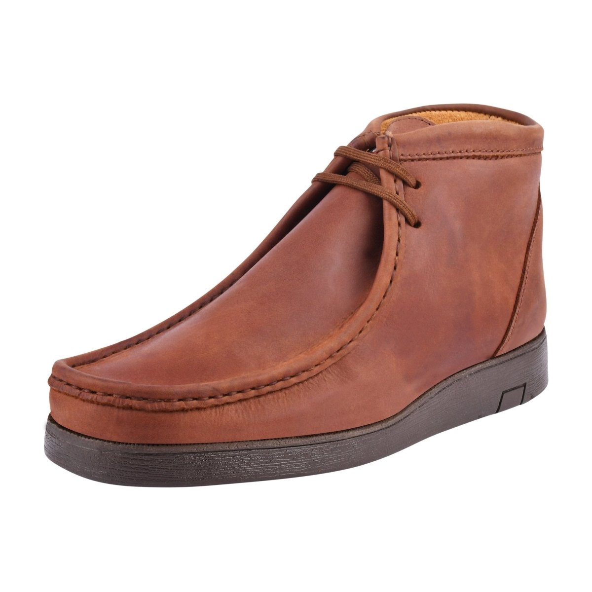 Hamara Joe Rush Leather Desert Chukka Brown Casual Boots Boots by Libertyzeno – Don't Panic Shoes
