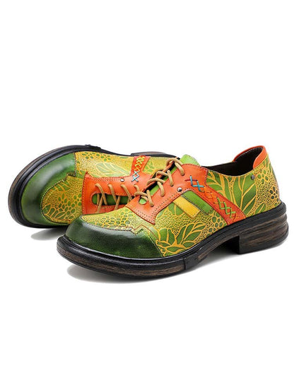 Hand - Printed Flat Cozy Shoes Flat by Colorstepshoes – Don't Panic Shoes