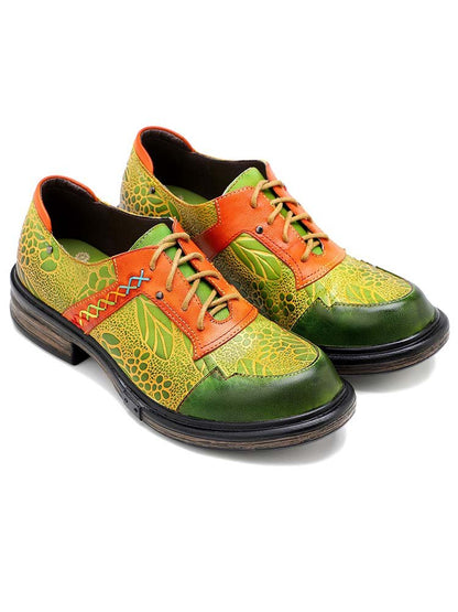 Hand - Printed Flat Cozy Shoes Flat by Colorstepshoes – Don't Panic Shoes