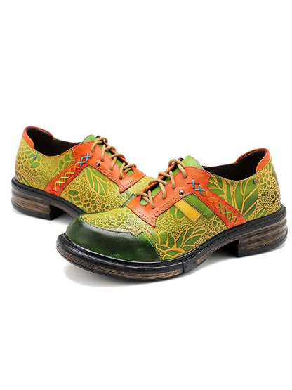 Hand - Printed Flat Cozy Shoes Flat by Colorstepshoes – Don't Panic Shoes