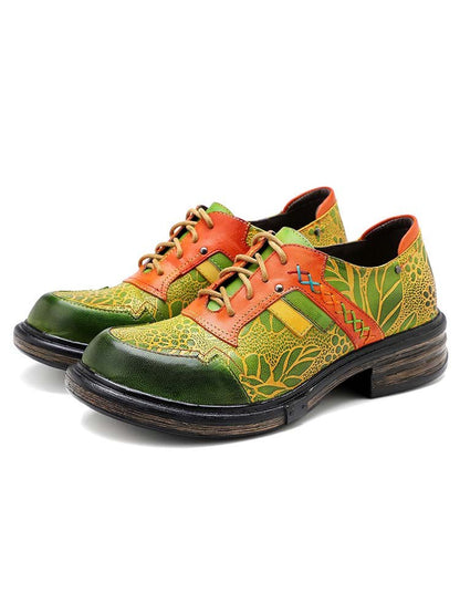 Hand - Printed Flat Cozy Shoes Flat by Colorstepshoes – Don't Panic Shoes