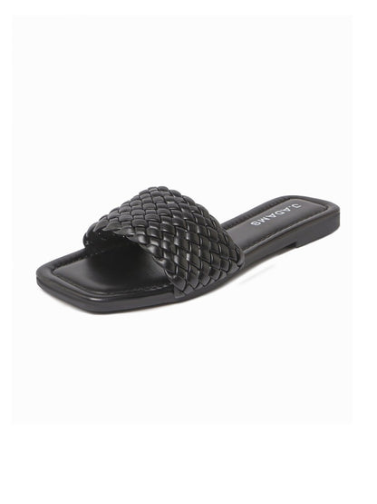 Hannah | Black Sandals by J.Adams – Don't Panic Shoes