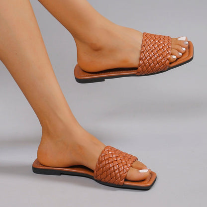 Hannah | Caramel Sandals by J.Adams – Don't Panic Shoes
