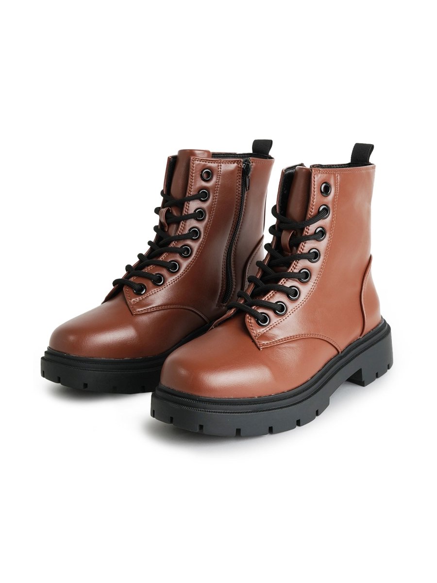 Harley | Cognac Boots by J.Adams – Don't Panic Shoes