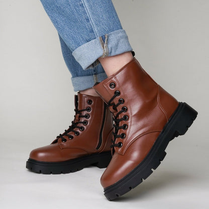 Harley | Cognac Boots by J.Adams – Don't Panic Shoes