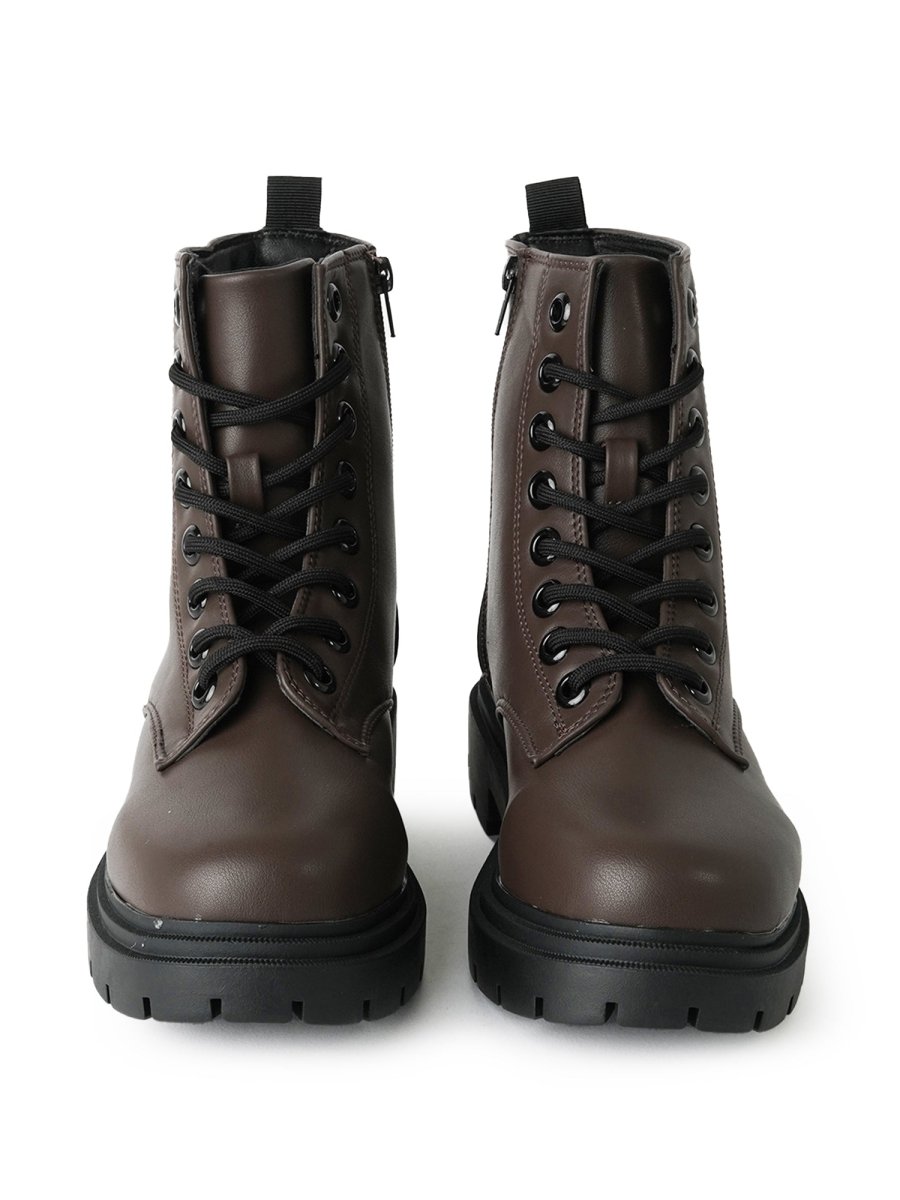 Harley | Dark Brown Boots by J.Adams – Don't Panic Shoes