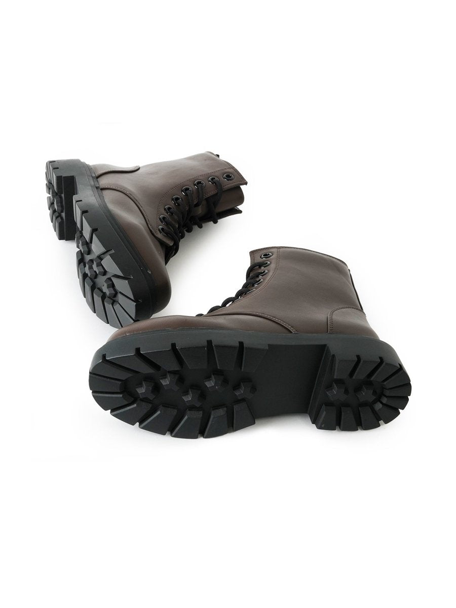 Harley | Dark Brown Boots by J.Adams – Don't Panic Shoes