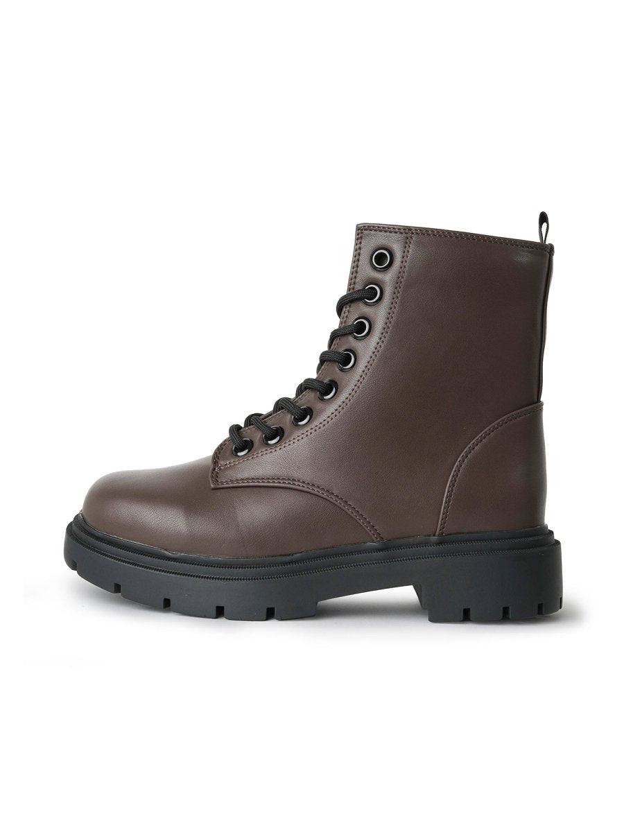 Harley | Dark Brown Boots by J.Adams – Don't Panic Shoes