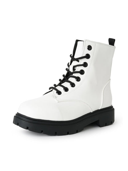 Harley | White Boots by J.Adams – Don't Panic Shoes