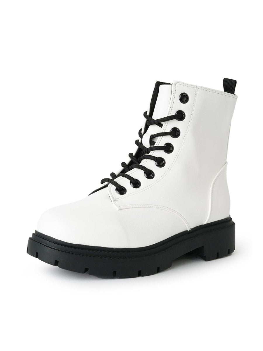 Harley | White Boots by J.Adams – Don't Panic Shoes