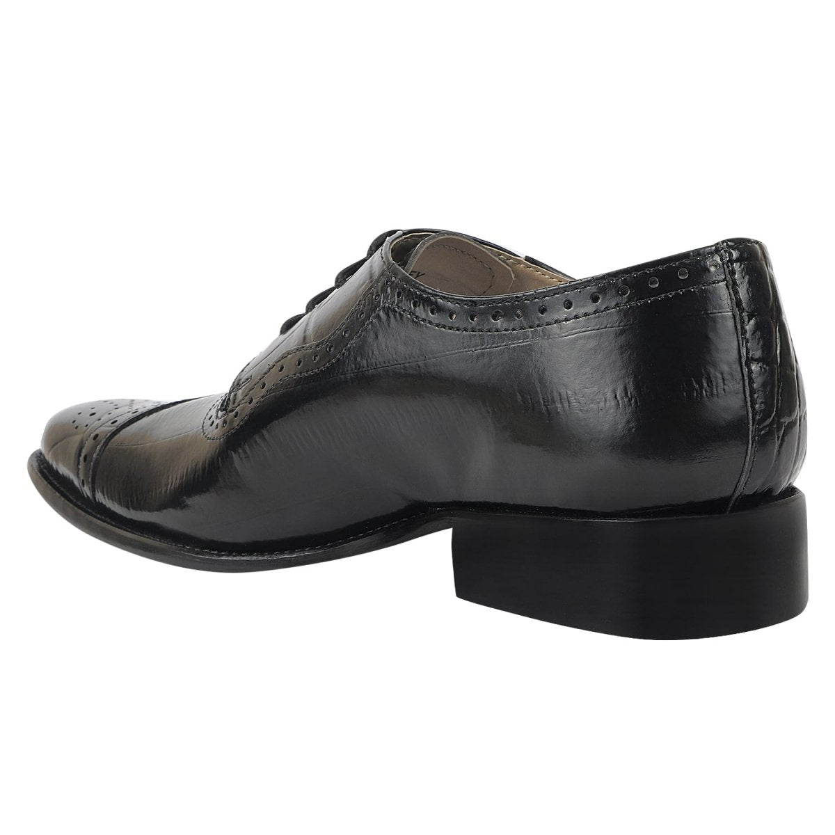 Henley Genuine Leather Oxford Style Brogue Dress Shoes Shoes by Libertyzeno – Don't Panic Shoes