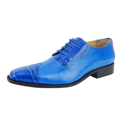 Henley Genuine Leather Oxford Style Brogue Dress Shoes Shoes by Libertyzeno – Don't Panic Shoes