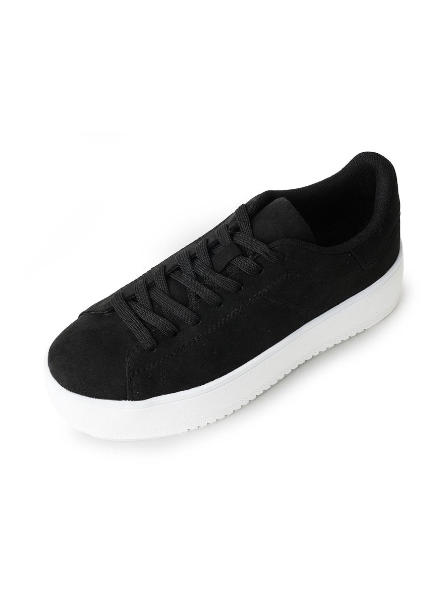Hero | Black Suede Sneakers by J.Adams – Don't Panic Shoes