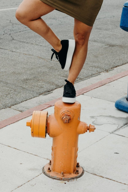 Hero | Black Suede Sneakers by J.Adams – Don't Panic Shoes