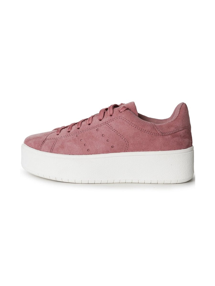 Hero | Dusty Pink Suede Sneakers by J.Adams – Don't Panic Shoes