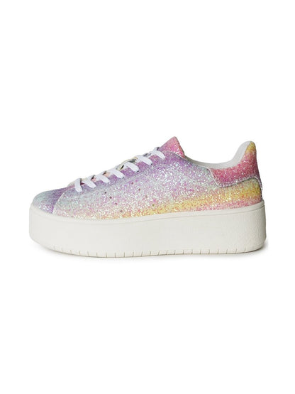 Hero | Rainbow Glitter Sneakers by J.Adams – Don't Panic Shoes