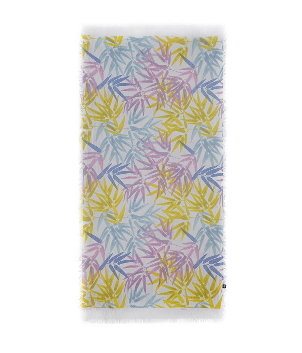 Hokusai 86 Art Print Limited Edition Italian Handcrafted Bamboo Fiber Grey Bamboo Scarves by Mar Soreli – Don't Panic Shoes