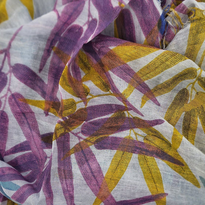 Hokusai 86 Art Print Limited Edition Italian Handcrafted Bamboo Fiber Grey Bamboo Scarves by Mar Soreli – Don't Panic Shoes