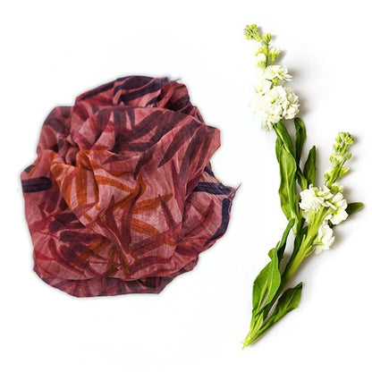 Hokusai Pattern Bamboo Fiber Vibrant Pink 74 Bamboo Scarves by Mar Soreli – Don't Panic Shoes