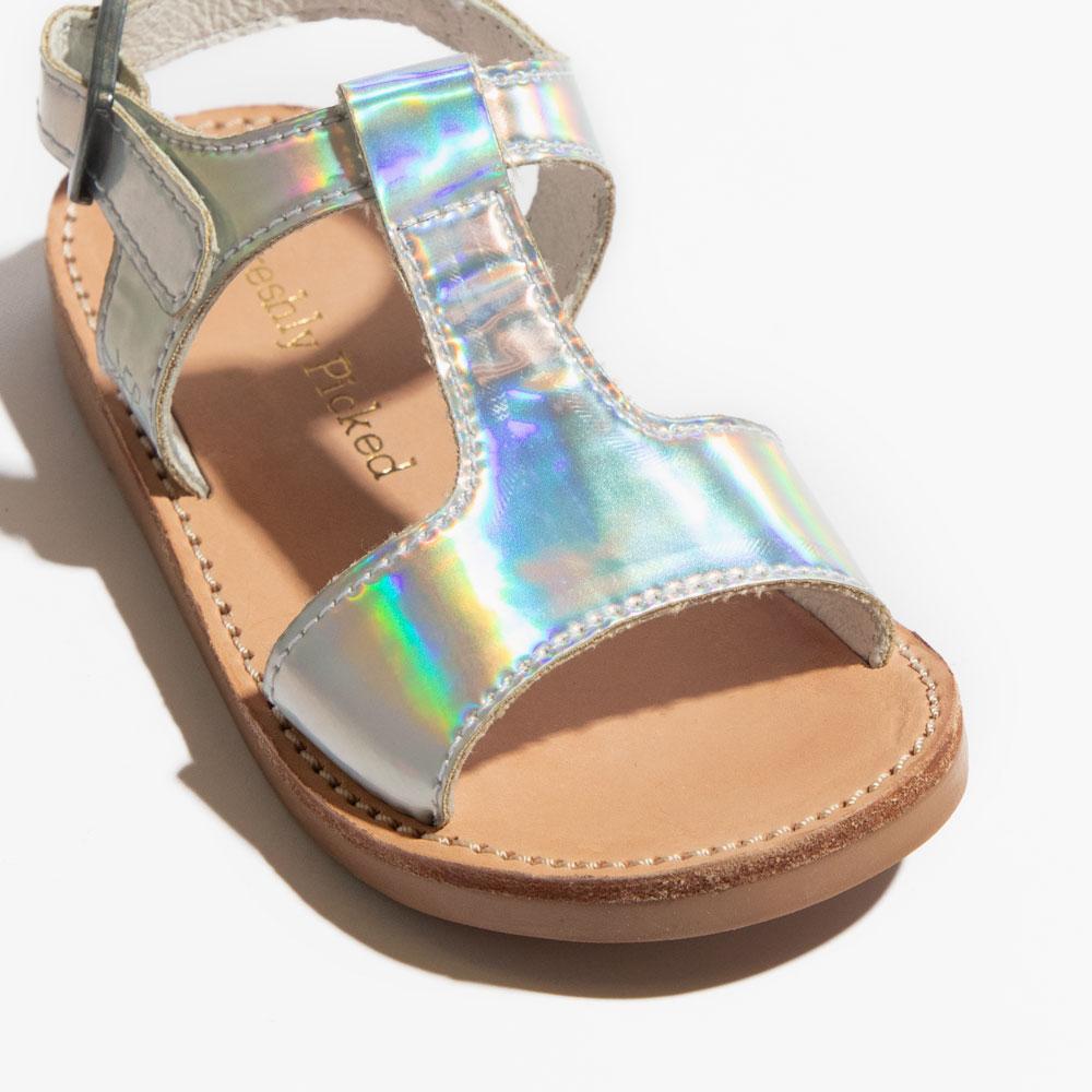 Holographic Malibu Malibu Sandal by Freshly Picked – Don't Panic Shoes