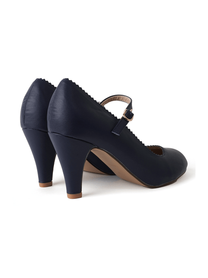 Honey | Navy Heels by J.Adams – Don't Panic Shoes