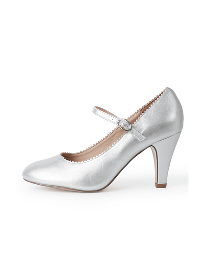Honey | Silver Heels by J.Adams – Don't Panic Shoes