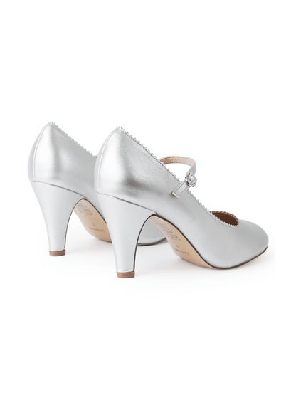 Honey | Silver Heels by J.Adams – Don't Panic Shoes